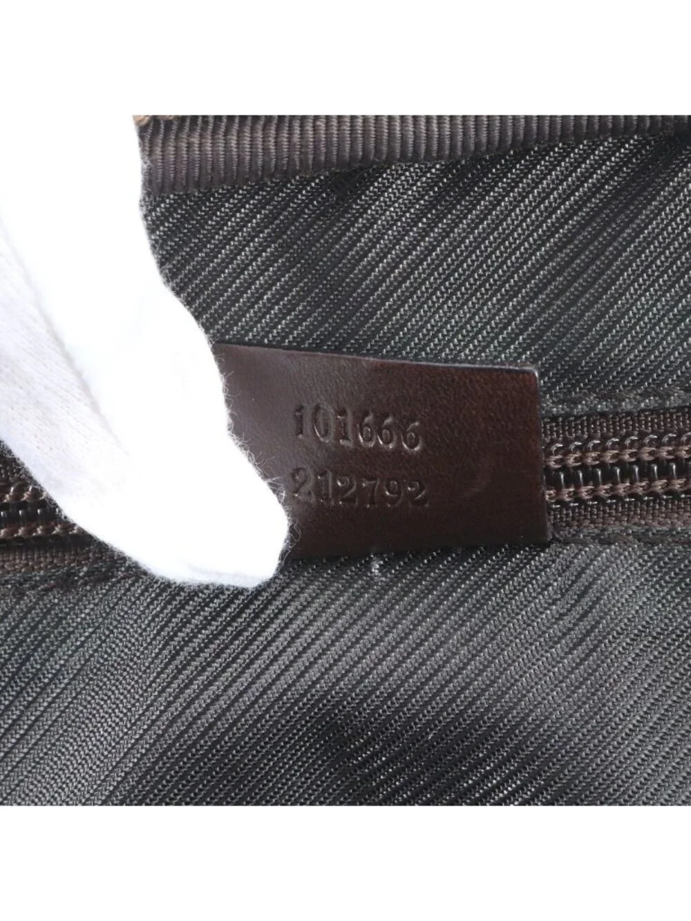 Gucci GG Supreme Leather Business Document Briefcase Brown
